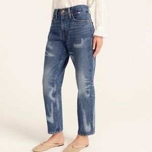 J Crew Size 28 Slouchy Boyfriend Jean in Barn Wash New!